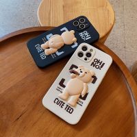 【Electronic Store】3D กรณีโทรศัพท์ TPU สำหรับ Xiaomi Mi Poco X2 M2pro C3 Poco M2 M3 F3 X3 X3มือถือน่ารัก TED หมีคู่รุ่นซิลิโคนสมาร์ท