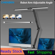 CHENBEN LED Table Lamp 3 Color Dimmable Reading Desk Lamp USB Plug Clip
