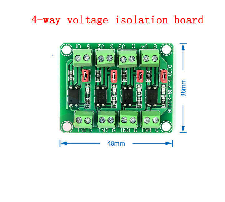 817 Optocoupler 4Way 8Way Voltage Isolation Board Voltage Control