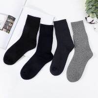 [COD] mens mid-tube spring and autumn sweat-absorbing deodorant black