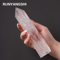 Big wand ธรรมชาติคริสตัลควอตซ์ใสโปร่งใสควอตซ์ Point Healing Stone Hexagonal Prisms Obelisk Wand Stone Home Decor-Soneye