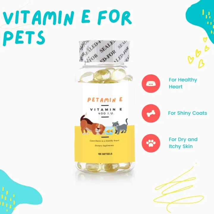 bvjFXL8b PETAMIN E Vitamin E for Pets Cat and Dog Dietary Suplement