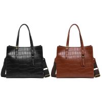 Stone Pattern Shoulder Bag Women Travel Bags Leather Bag Female Handbags Women Bags