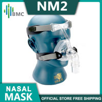 BMC NM2 Nasal Mask CPAP Mask Sleep Mask with Headgear S/M/L Different Size Suitable For CPAP Machine Connect Hose and Nose