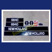 ? สติ๊กเกอร์ติดรถไถฟอร์ดรุ่น 6640 / สีดำ-ตัวใหญ่ / ford Newholland 6640 งานสกรีน/สีสวย/ติดทน/งานละเอียด ?