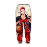 New Men/Women Anime Slam Dunk 3D Printed Casual Pants Fashion Streetwear Men Loose Sporting Long Trousers F68