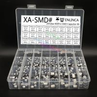 ☾ 400pcs/lot 1uF-1000uF 24 Values Assorted Kit Electrolytic Capacitor SMD Aluminum Electrolytic Capacitor