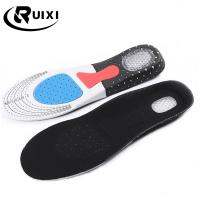 1Pair Unisex Soft Silicone Gel Honeycomb Massaging Insoles Sports Running Athletic Shoe Pad Inserts Arch Support