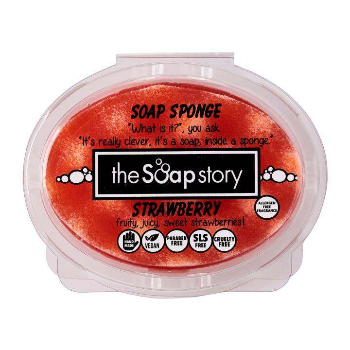The Soap Story Soap Sponge Strawberry 150 G Lazada Singapore