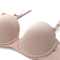 ELLE lingerie Molded bra ยกทรงมีโครง เสริมฟองน้ำ รูปแบบครึ่งเต้าสายบ่าถอดได้ - LB9515TH