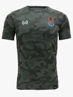 WARRIX เสื้อคอกลมแขนสั้นรีดlogoBCC-JP WA-18FT12MBCJP-เทา-EE