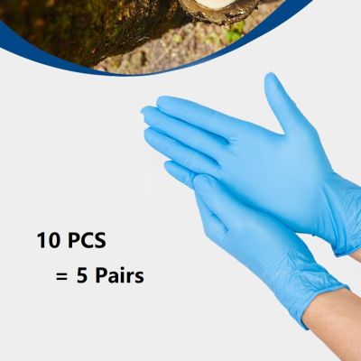 ZTTO 10 PC Car Wash Mitt Rubber Glove for Washing Cats Nitrile Latex Washing Dishes Gloves Bike Chains Maintenance Repair Gloves Safety Gloves
