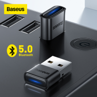 Baseus อะแดปเตอร์ดองเกิลตัวแปลงบลูทูธ USB อะแดปเตอร์เครื่องรับส่งสัญญาณ BA04บลูทูธ5.3 5.0สำหรับพีซีแล็ปท็อปไร้สายเชื่อมต่อคำพูดหูฟังตัวรับส่งสัญญาณเครื่องเสียงเพลง