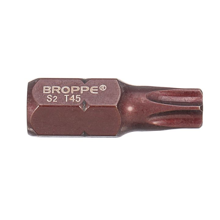 broppe-7pcs-t20-55-torx-screwdriver-bit-s2-steel-10mm-hex-shank-for-impact-screwdriver-t20-t25-t30-t40-t45-t50-t55