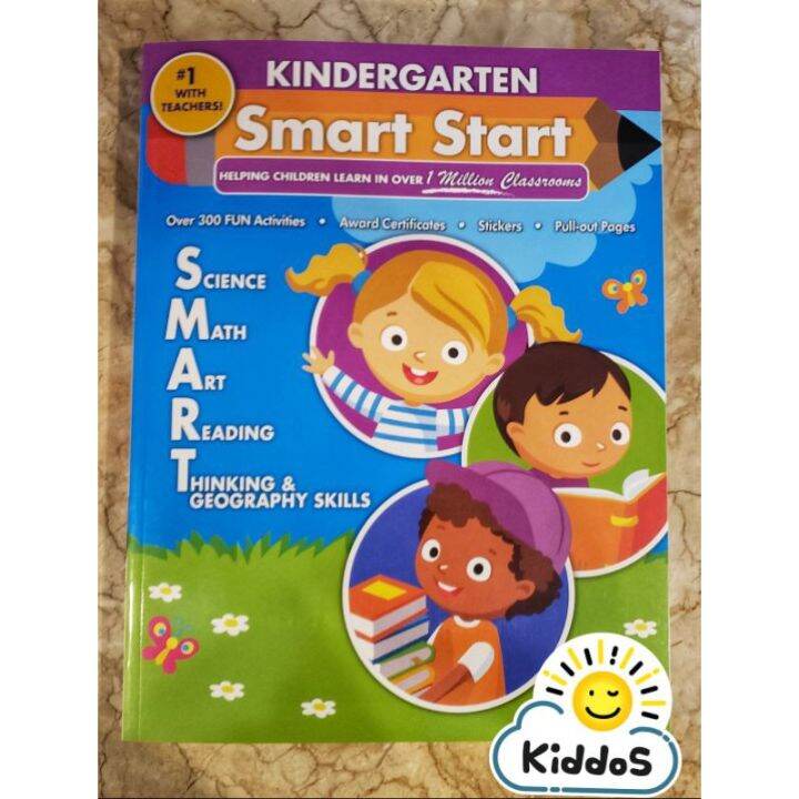 Evan-Moor Smart Start Kindergarten Activity Workbook Children Book ...