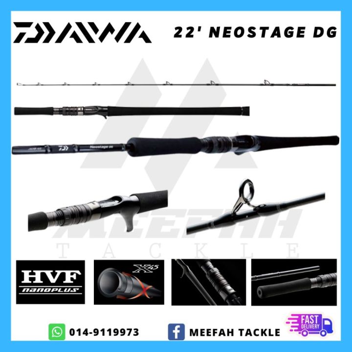 DAIWA 2022 NEOSTAGE DG PVC PIPE Baitcasting BC Jigging Fishing Rod