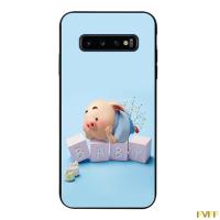 เคสน่ารัก FFVV สำหรับ Samsung GALAXY S10 Plus HZXP โทรศัพท์ซิลิคอนนุ่มที่คลุมเคสทีพียู