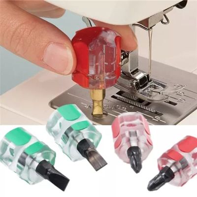 Sewing Machine Screwdriver Mini Needle Plate Screw Driver Set Slotted Cross Screwdriver for Sewing Machine Thread Removal Tool Needlework