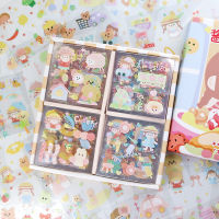 100 Sheets Kawaii Decorative Boxed Stickers for DIY Diary Daily Planner Scrapbooking Kids Gift School Stationery
