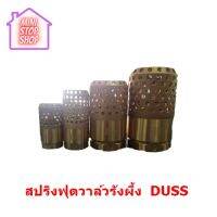 สปริงฟุตวาล์ว มีขนาดตั้งแต่ 3/4 นิ้ว 1 นิ้ว 1 1/2 นิ้ว 2 นิ้ว ยี่ห้อ DUSS มีสินค้าอื่นๆกดดูที่หน้าร้านได้ครับ