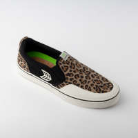 CARIUMA SLIP-ON Skate Pro Leopard Suede/Black Canvas/Ivory Mens