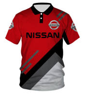 Nissan Brand New Mens Polo Shirt 3D Anime Short Sleeve Shirt Hip Hop Harajuku Oversized T-shirt 01（Contact the seller, free customization）