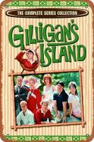 Gilligan S Island Movie (1964) โปสเตอร์โลหะสไตล์วินเทจเครื่องตกแต่งฝาผนังประตูบ้านบาร์สวนร้านอาหารร้านกาแฟสำนักงานบาร์คลับสัญลักษณ์ของขวัญ8X12นิ้วแผ่นป้ายโลหะ