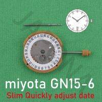 【YF】 GN15 movement miyota GN15-6 japan 2hand quartz Slim  Quickly adjust date