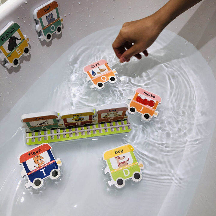 baby-bath-toys-flexible-road-track-train-toy-bathroom-bathtub-soft-eva-paste-early-education-diy-sticker-puzzles-toys-baby-toy