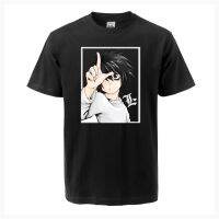 2023 Summer Fashion Men T-Shirt Japanese Anime Death Note Printed Cotton High Quality Shirts Hip Hop Style Harajuku Tops Tees S-4XL-5XL-6XL