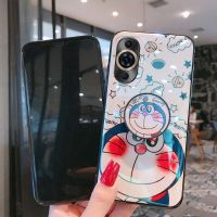 เคสสำหรับ Huawei Nova 11 Pro ที่ยึดขาตั้งคู่รูปแมวการ์ตูนกระเป๋าถือนิ่มกันกระแทกสำหรับ Huawei Nova 11 Pro ฝาหลัง