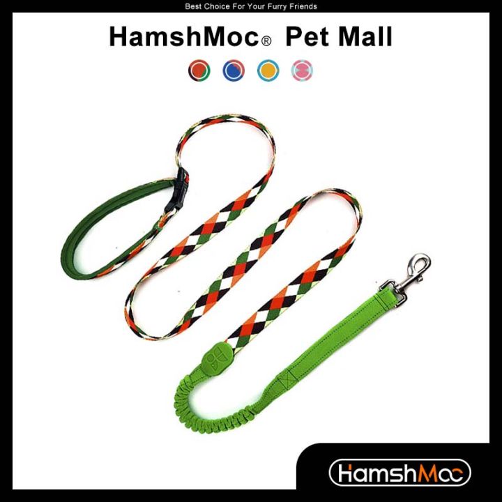hamshmoc-สายจูงสุนัขสามารถปรับได้พร้อมเบาะควบคุมความปลอดภัยและทนทาน-2-ชิ้นสําหรับสุนัขขนาดเล็ก