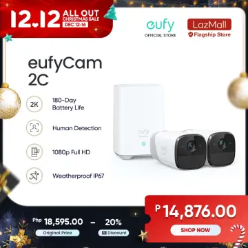 eufy Security, eufyCam 2C Wireless Home Security Camera System, 180-Day  Battery Life, HD 1080p, IP67 Weatherproof, Night Vision, Compatible with
