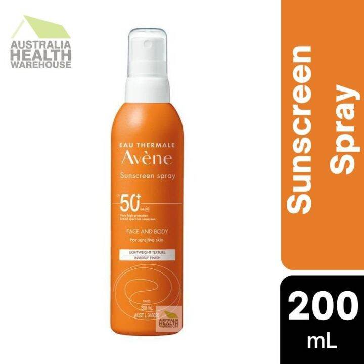Avène Sunscreen SPF 50+ Face & Body For Sensitive Skin Spray 200mL June
