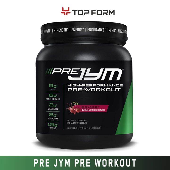 Pre JYM Pre Workout Powder (30 Servings) BCAAs, Creatine HCI