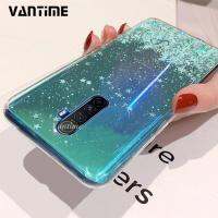 Vantime สำหรับ Realme X2 Pro Soft ดาวประกายแวววาวรูปแบบ Ultra Thin กันกระแทกฝาครอบด้านหลัง