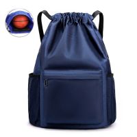 Mode Shop Womens Large Capacity Basketball Bag Football Bag Waterproof Swimming Bag Double Shoulder Drawstring Bag Bundle Pocket