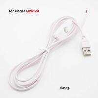 แถบไฟ LED สายเคเบิลพ่วงขั้วต่อ USB สายไฟ2ขาสำหรับสวิตช์เปิด/ปิดสายไฟ5V สำหรับไฟ LED