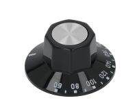 【hot】◑  FRYER THERMOSTAT CONTROL KNOB PUSH ON 0 60 200 50mm FOR 6mm 4.6mm SHAFT