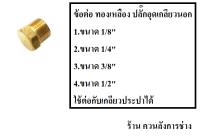 ปลั๊กอุด ทองเหลือง [ขนาด 1/8", 1/4", 3/8", 1/2"]