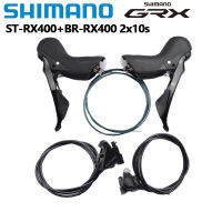 Shimano GRX ST RX400 BR RX400การควบคุมความเร็ว2X10 RX400จักรยานเสือหมอบคู่ที่เปลี่ยนเกียร์ RX400ดิสไฮดรอลิกติดแบนร้านจักรยานอุปกรณ์เสริมจักรยานของแท้