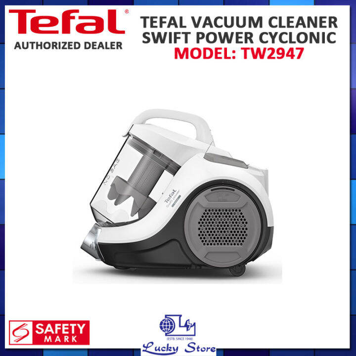 TEFAL TW2947 BAGLESS VACUUM CLEANER, SWIFT POWER CYCLONIC, 750W ...