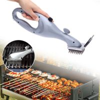 Barbecue Grill Cleaning Brushes Outdoor Portable Barbecue Grill Steam Cleaning Tool Kitchen Cooking BBQ Tool Accessories