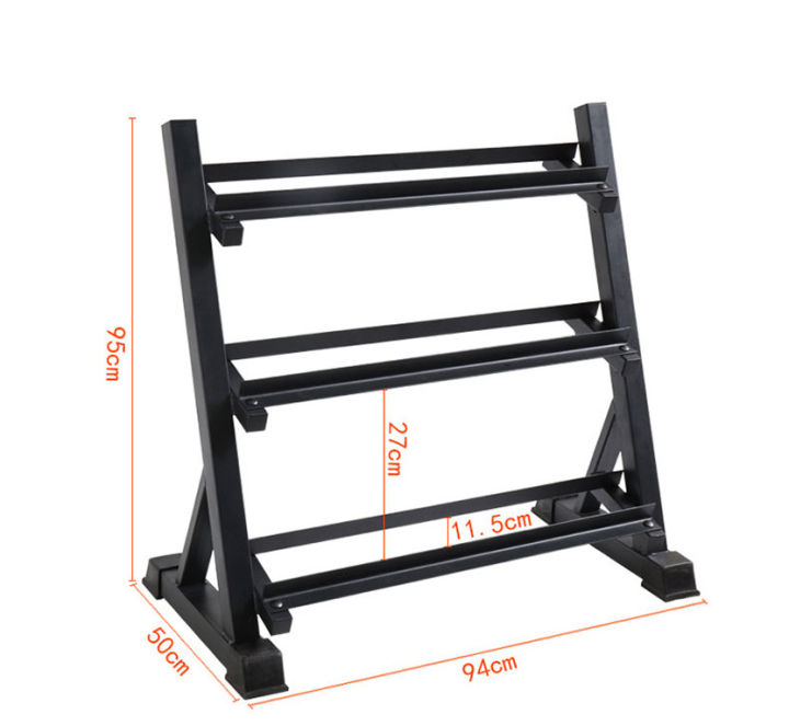 ชั้นวางดัมเบล-3-ชั้น-ชั้นวางดัมเบลฟิตเนสสำหรับผู้ชาย-ชุดดัมเบลในครัวเรือน-ชั้นวางอุปกรณ์ออกกำลังกายเชิงพาณิชย์