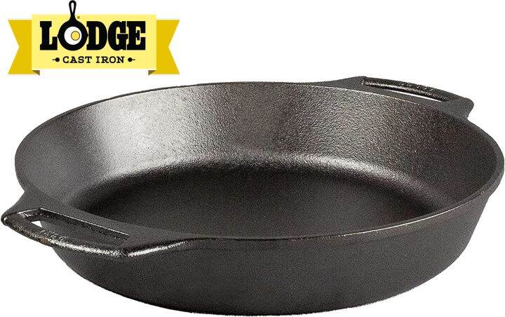 🇺🇸 Lodge Original 10.25" Cast Iron Baker's Skillet | Lazada PH