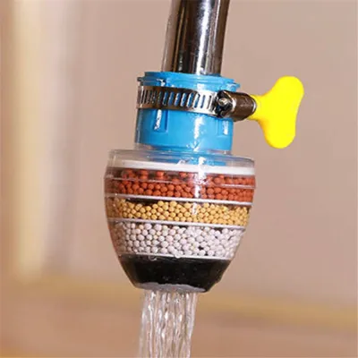 ∈✑✾ NEW 5-layers Purifier Tap Activated Carbon Cleaning Filtration Shower Head Nozzle Filter Water Saving Kitchen Faucet Bubbler