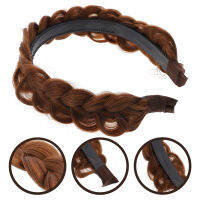 OULII Wig Hairband Women ถักเปียเด็กสาววัยรุ่นผมแฟชั่นผม