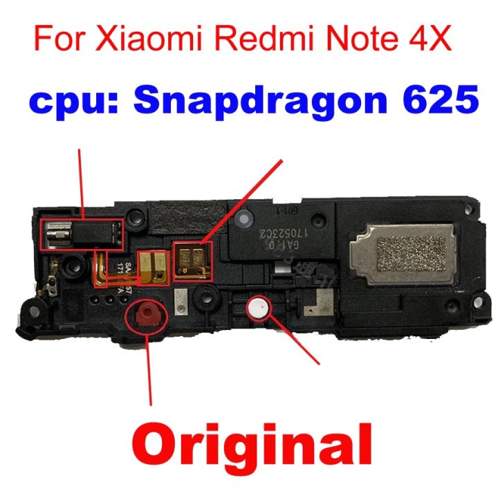 【✴COD✴】 anlei3 ลำโพงสำหรับ Xiaomi Redmi Note 4x บอร์ดเสียงแจ้งเตือน Note4x ลำโพงพร้อมอะไหล่สายเคเบิ้ลดิ้น