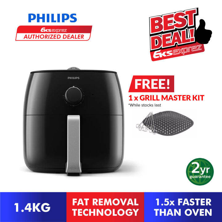 Philips HD9630/99 1.4KG XXL Air Fryer (Fry. Bake. Grill. Roast. Reheat ...