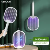 Electric Mosquito Killer Swatter Foldable USB Rechargeable Mosquito Repellent Racket Fly Swatter Trap With UV Light Bug Zapper